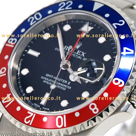 rolex gmt blu rosso prezzo